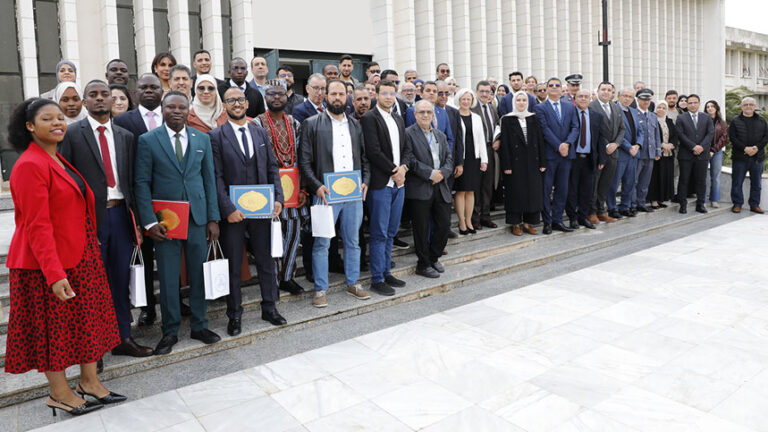 La clôture officielle de la septième édition du cours d’études supérieures sur la radioprotection et la sûreté des sources de rayonnements (PGEC) au centre de recherche nucléaire d’Alger.